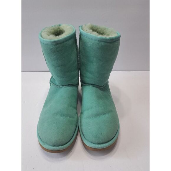 Ugg Women Boots‎ In Good Condition Size 5 Green - Picture 1 of 4